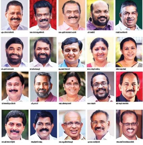 ministers kerala 2021