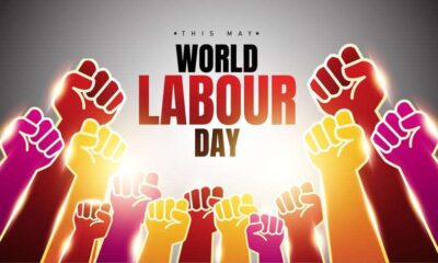 world labour day background vector