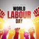 world labour day background vector