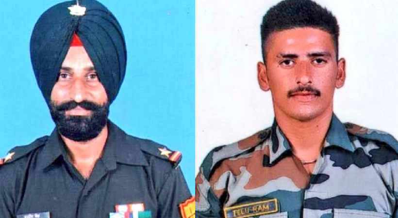 2 soldiers died in flood