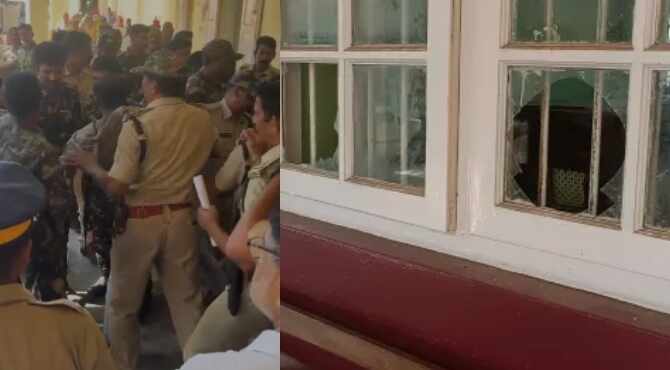 Kollam collectorate bomb blast accuses broke the window of court