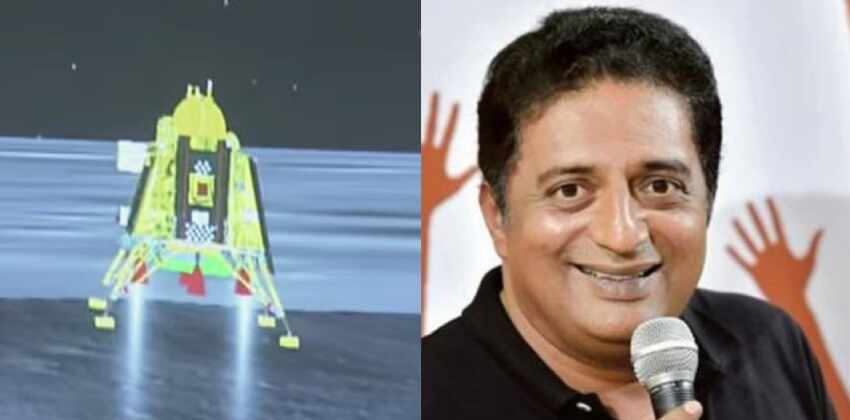 prakash raj posted this on chandrayaan 3 success