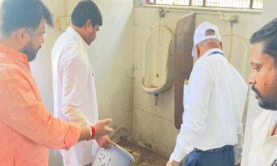 BJP MP makes dean clean toilet of Maharashtra hospital where 31 died in 2 days