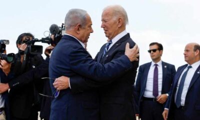 US President Joe Biden lands in Tel Aviv meets Benjamin Netanyahu