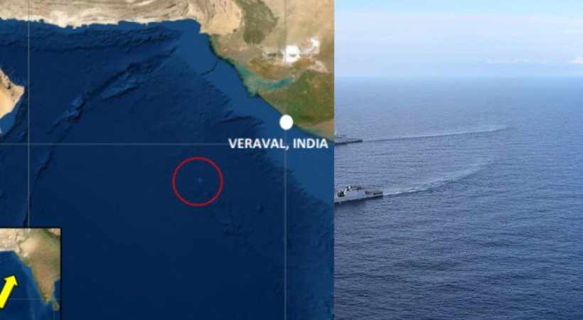 India drone strike Cargo ship attacked off Gujarat coast